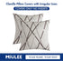 MIULEE Pack of 2 Decorative Throw Pillow Covers, Cute Woven Textured Chenille, 18 x 18 Inch, Beige