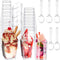 Funtery 300 Pack 3oz 5oz Mini Dessert Cups with Spoons - Reusable