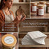 Labels-12 Pack- 6.8oz- 360 Glass Spice Jars with Labels- Spice Containers with Bamboo Lids -Spices Organization