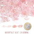 JOHOUSE Rose Quartz Crystals, 1lb Pink Crushed Rose Quartz Chips, Bulk Tumbled Stones for Aquarium, DIY Crafts & Indoor