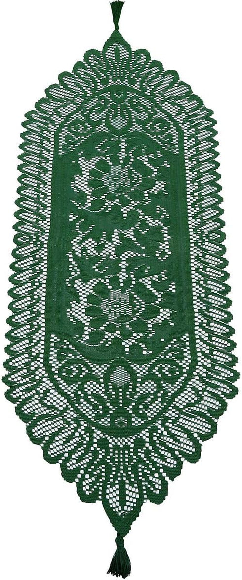 13 35 Inch mookaitedecor Lace Table Runner for Wedding Party Coffee Table Decor Green, x