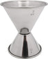Hudson & Lane Stainless Steel Cocktail Barware Double Measuring Jigger, 1 oz x 2 oz
