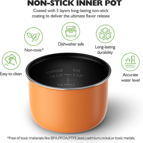 2-Cup Uncooked(4-Cup 1.2L 1-3 TLOG Mini Rice Cooker cooked), Healthy Non-stick Coating Small Rice Maker for People