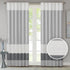 Madison Park Window Curtain Single Panel, Faux Silk, Room Darkening for Living Room and Bedroom, 84"L x 50"W, Grey
