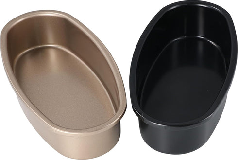 Non-Stick Loaf Pan, Loaf Tray Bakeware, Kitchen Carbon Steel Oval Shaped Bread Mould