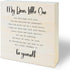 Heart-Warming Wooden Sign, My Dear Little One,Be Yourself Home Table Decor, Nursery