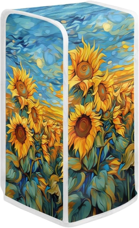 Sunflower Can Opener Covers Reuseable Electric Can Opener Cover Electric Appliance Cover Multi-functional Can Protector Dust Cover for Home Kitchen Dining Room Decorations
