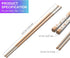 Metal Chopsticks Reusable 5 Pairs, Multicolor Stainless Steel, Dishwasher Safe, Lightweight Non-Slip Set