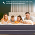 48x75 3/4 100% 8 Inch Mattress Protector Full Bunk Waterproof Zippered Cover, Deep, Six-Sided Encasement for Camper