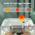 Eiictneh 12 12 Egg Incubator with Humidity Display & Built-in Candler, Automatic Turner, Temp & Humidity Control, Auto