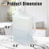 8 Buddeez Bulk Food Storage Container - Quart All Purpose Clear & Large Pantry and Kitchen Organization and Storage