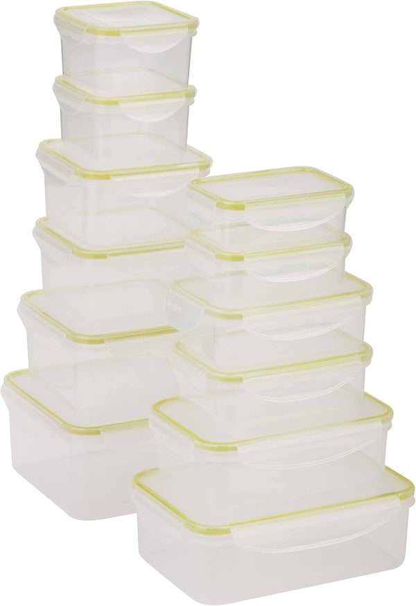 Honey-Can-Do 24pc Clear Snap-Lock Food Storage KCH-03827