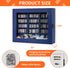 300PCS (Navy,10"*7.85"*2.2") MACEVIA Shake Away Your Anxiety Mini Bookshelf, Miniature Wooden Bookshelf Decor with Mini