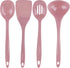 Reston Lloyd 100% Melamine Kitchen Utensil Set, Set of 4, Non Scratching Ladle, Spoon, Slotted Spoon & Spatula, Easy To