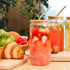 20Pcs Straws,16Oz Set,Water ASKIZ Glass Cups With Bamboo Lids and Ice Coffee Cup,Drinking Glasses Cups Bottles Glasses