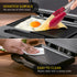 Aigostar Sandwich Maker, Non-Stick Panini Press, Breakfast Grilled Cheese Maker, Stainless Steel Tostadora de Pan