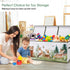 37.712.515.7'' Large Toy Box Chest Organizer with Flip Lid for Kids, Collapsible Oxford Toy Storage Box with Handles