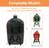 Waterproof Cover for Large Big Green Egg, Ceramic Grill Cover Outdoor Grill Cover, Weather Resistant BBQ Grill