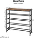 5-Tier 15-20 Homeiju Shoe Rack, Shoe Storage Shelf with MDF Top Board, Shoe Rack Organizer for Pairs of Shoes, Entryway