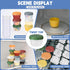 12pcs 2 oz Yomarket Salad Dressing Container, Reusable Condiment Containers Sauce Cups with Leak-proof Lids, Small