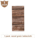 Tatuo Natural Wood Grain Tablecloths, Rustic Plastic Table Covers for 54 x 108 Inch Rectangle Table, Brown