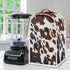 Brown Cow Print Blender Cover, Kitchen Appliance Stand Mixer Protector, Anti-Fingerprint Cover for Dining Room