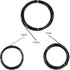 Zhanmai 9 Rolls Bonsai Wires, Anodized Aluminum Training Wire with 3 Sizes (1.0 mm, 1.5 mm, 2.0 mm), Total 147 Feet