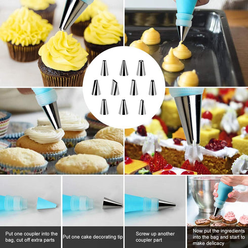 PHILORN Silicone Baking Mat Set, 16.5" x 11.42" with Baking Tools