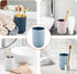 PNDID 4 Pieces Plastic Bathroom Tumblers, Unbreakable Toothbrush Cup, Plastic Mouthwash Cup Toothbrush Holder (Light