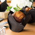 Juvale 100-Piece Bulk Black Tulip Cupcake Liners - 2 x 3.5 Inches Medium Baking Wrappers for Parties & Events