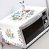 Microwave Oven Dust Cover, Decorative Kitchen Appliance Cover, 13.8 x 39.4in (Hello)