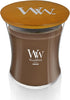 WoodWick Medium Hourglass Candle Humidor, Premium Soy Blend Wax with Pluswick Innovation, Made in USA