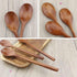 Wooden Spoons, 6 Pieces 9 Inch Wood Soup Spoons for Eating, Mixing, Stirring, Eco-Friendly Kitchen Utensil