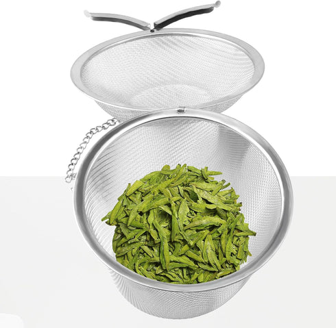 Set of 5 Tea Infuser for Loose Tea, Stainless Steel Tea Ball Infusers with Chain for Spices Herbs