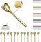 Kyraton Gold Teaspoons Set of 12, Stainless Steel Coffee Spoons for Home, Restaurant, Parties, Dishwasher Safe