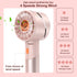 Handheld Fan,Portable Turbo Fan,Powerful Personal Fan(7000rpm High-Speed Motor,Battery Work 3-16 H),USB Rechargeable Mini Handheld Fan for Travel/Outdoor/Gift/Makeup (Rose Pink) by Guirble