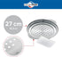 Stainless-Steel Spaetzle Lid and Scraper, Dumpling Maker