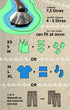 Portable Travel Laundry Bag - Solar Heated, Eco-Friendly, Compact Durable Laundry Solution for Camping and Hiking