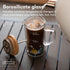 Rasa 350ml French Press Coffee Maker, Heat Resistant Double-Walled Borosilicate Glass, BPA Free