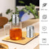 2 Pack Tea Infuser for Loose Tea, Extra Fine Mesh Tea Strainers with Drip Trays, 304 Stainless Steel Tea Diffuser Filter, Tea Steeper Infusers for Teapot, Brew Tea by HAWOWZ