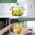 GANAZONO Clear Borosilicate Cooking Pot with Lid, Handle, Stovetop Simmer Pot, 1900ML