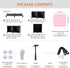 6-Cube Hammer, Closet, (11.8x11.8x11.8 inch), HOMIDEC Storage Shelf, Storage Bookcase Bookshelf with Metal Storage