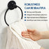 Vintage Style Wall Mounted Iron Towel Ring for Bathroom