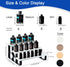 Dresser,3 Countertop Width=11.2") Perfume Organizer for Tier Cologne Stand for Women,Makeup Organizers