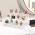 Aredpoook 3 Acrylic Display Risers, Tier Perfume Organizer Stand, Clear Cupcake Stand Holder, Large Shelf Risers