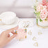 OLYCRAFT 36pcs Mini Place Card Holders, Cute Triangle Shape Table Number Holders for Weddings, Anniversary Party