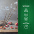 Hem Cannabis Incense Sticks - 120 Sticks, 6 Boxes, 9 Inches Long, 20g per Box - Perfect for Meditation