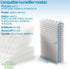 WF813 Humidifier Filter Replacement for Relion RCM832 RCM-832N Procare PCWF813 Protec WF813, Pack of 4 Cool Mist Wick