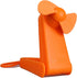 O2COOL Personal Battery Pocket and Table Desk Fan, Carabiner Clip, Flip Down Stand, Quiet, Foam Blades