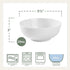 26 Everyday White Ounce Porcelain Soup Cereal Bowls